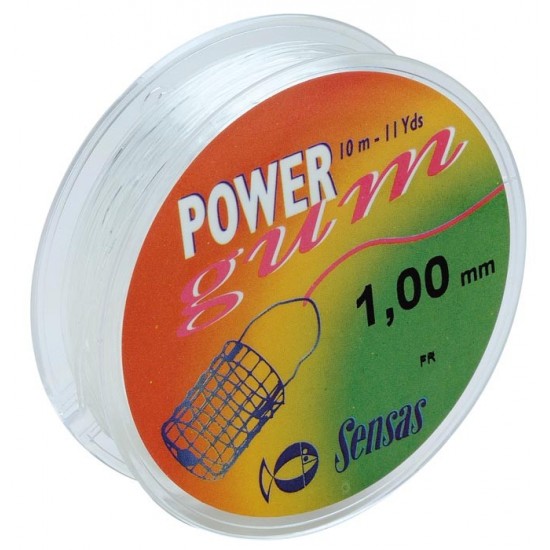 Elastic Power Gum Sensas -1.0mm 10m Elastic Power Gum Sensas -1.0mm 10m